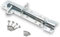 Garden Mile 1pc Silver Brenton Bolt Lock for Shed Gates Doors 6 / 150mm Sliding Door Lock Gate Bolts for Wooden Gates Heavy Duty Locking Shed Door Bolt Weatherproof Bolts for Doors and Sheds