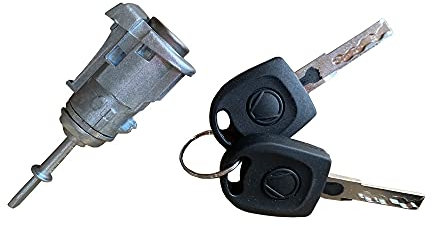 SUNSKYLY Block Serratura a barilotto Anteriore a Sinistra/Adatto per Golf 4 IV MK4 / Fit per MK4 9N / Fit per Fabia MK1 604837167 accensione con Chiave