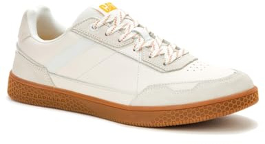 CAT Caterpillar Pause Retro Freizeitschuhe Turnschuhe Sneaker Herren (P726323 Star White, EU Schuhgrößensystem, Erwachsene, Herren, Numerisch, M, 41)