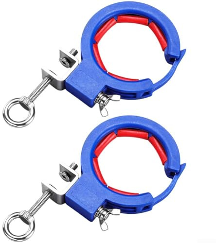 Feeshoppher Cable Bridge Pulley Tray Wire Guide Clamp Tool Set With Reinforced Nylon Construction For Installation Routing Organizing Wiring Cables Management Dark Blue(2PCS)