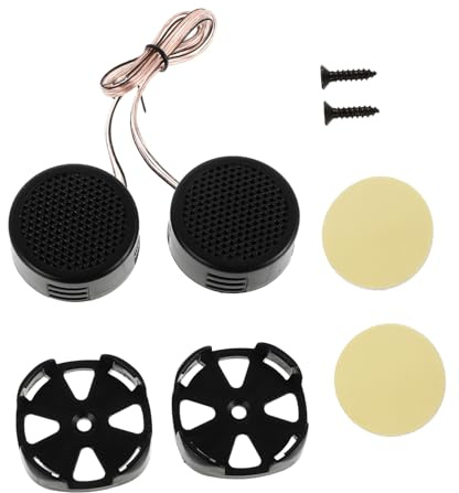 DECORNIJIA Car Tweeter Small Dome Audio Speakers Loud Music Car Audio System Interior Classic Truck Automotive Stereo Replace