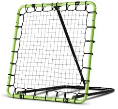 EXIT Toys Tempo Multisport Rebounder - 100x100cm - Trainiere Deine Balltechnik - Für Fußball, Volleyball, Handball, Wasserball und Hockey - Verstellbar in 7 Positionen - Einfach Versetzbar - Schwarz