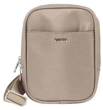 ROADSIGN australia Unisex Crossbodybag Umhängetasche für Alltag, Reisen und flexible Nutzung camel, 20x15x5