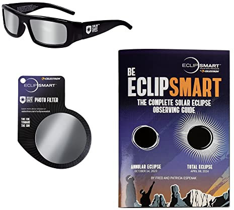Celestron Zertifiziert 2017 North American Total Solar Eclipse EclipSmart Deluxe Solar Beobachtungs- und Bild-Set, Schwarz (44413)