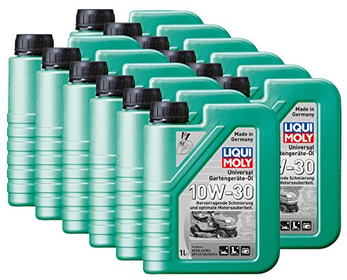 12x LIQUI MOLY 1273 Universal Gartengeräte-Öl 10W-30 4-Takt 1L