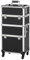 Yaheetech Valigia Trolley Make Up 3 in 1 Porta Trucchi per Estetista Professionale Grande Beauty Case da Viaggio con Ruote Girevoli 36 x 24 x 78 cm Nero