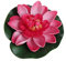 Xuniu Gefälschte Schwimmende Blumen Lotus Seerose Pflanzen Garten Tank Teich Dekoration Hellrosa 10 cm