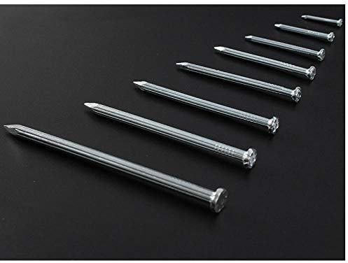 Ningvong Clavos de Pared de Cemento, Clavos Fuertes, Clavos de Acero, concreto de Alta Resistencia.-100MM [Alrededor de 30 Piezas]