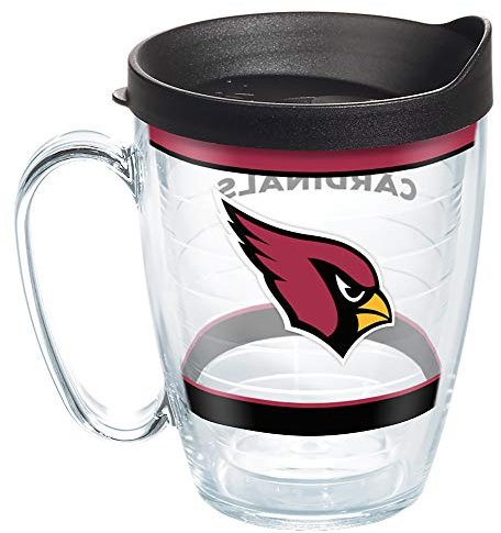 Tervis Tradition NFL Arizona Cardinals Isolierbecher, 473 ml, transparent – Tritan