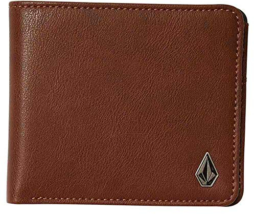 Volcom Slim Stone PU WLT L Geldbörse, Herren, Braun (Braun), O/S