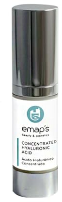 EMAP's Beauty Serum mit Hyaluronsäure-Konzentrat, 90% 15 ml, reduziert Falten, feine Linien und entfernt Hautunreinheiten