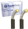 2x Trade-Shop Kohlebürste Motorkohle für Bosch Heckenschere PHS 46 G 322110.3 322113.3 322114.2 322115.0 322140.3 322143.3 322144.2 322144.8 322145.0
