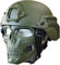 PJ Tactical Fast Helm Und Verstellbare Airsoft Maske Totenkopf Vollgesichtsmaske Geeignet Für Airsoft Paintball, Halloween, Rollenspiele, Kostümpartys Und Filmrequisiten