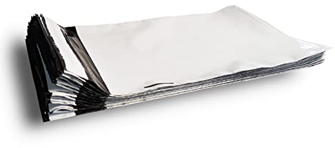 verpacking Versandbeutel 180x250 mm Weiß/Schwarz [Größe und Stückzahl wählbar] Blickdicht Coex Versandtaschen für Kleidung selbstklebend Verpackungstüten Folienversandtaschen 100 Stück