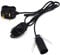 AUNNO Salt Lamp Original Replacement Power Cord with Black Dimmer Switch CE Certified 3 - Pin Save Plug 1.5M Cable Switch & Clip for All Himalayan Crystal Salt Lamp.