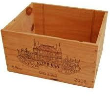 1 x 6 Bottle FRENCH Wooden Wine Box