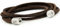 Simaru Echtleder-/Wickelarmband für Damen & Herren mit Magnetverschluss ((L - 41cm), Braun oruro)