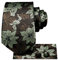 Hi-Tie Herren Krawatte Schwarz Paisley/Plaid/Streifen/Einfarbig Krawatten Set Einstecktuch Manschettenknöpfe Business Formal Hochzeit Meeting Geschenkbox,braun grün geblümt