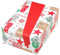 JUNG SCHÖNER VERPACKEN Geschenkpapier Weihnachten vintage, weihnachtliche Motive in Grün und Rot, 50 cm x 50 m, hochwertiges Recycling Premium-Papier 70 g/qm, Weihnachtsgeschenkpapier.