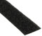 KLEBESHOP24 KLETTBAND ZUM NÄHEN | HAKENBAND ODER FLAUSCHBAND | Farbe, Breite & Länge wählbar/Flauschband, 100 mm x 8 m, schwarz