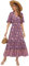 R.Vivimos Abito Boho Estivo Donna Abito Sexy Scollo a V Bottoni Manica Corta Vestito Elegante con Volant Orlo Abito Lungo Maxi da Spiaggia Casual per Le Vacanze(L,Viola Scuro)