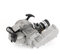 awolsrgiop 49cc 2Takt Pocket Bike Motor, Aluminum Hub Motor Dirtbike Motor, 3,5PS Pocket Bike Mini ATV Quad mit Getriebe Vergaser für Pocket Bike Mini Dirt Bike ATV Roller