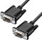 YIOVVOM DB9 RS232 Serial Extension Cable Male to Male 9 Pin DB9 Cord Straight Through 9 pin Serial Connector Black 1.5FT