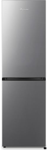 Fridgemaster MC55251ES 182cm High 60/40 No Frost Fridge Freezer - Silver - E Rated