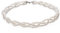 Aleasha 4mm Weiße Perlenkette Damen Mehrreihige Perlenkette 3 Reihen Perlen Halskette Hochzeitsfeier Schmuck Geschenke
