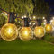 Miootly Lichterkette Außen 30M Outdoor Lichterkette mit 46+4 G40 LED Glühbirnen Warmweiß, Wasserdicht für Party Garten Beleuchtung Terassen Strom Aussen Pavillon Halloween Dekoration 2700K