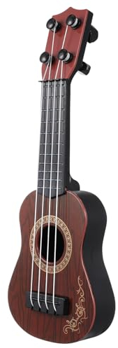 Vaguelly Mini Ukulele Kunststoff Ukulele Modell Kinder Gitarre Musical Spielzeug Kinder Ukulele Spielzeug Ukulele Spielzeug Ukulele Spielzeug Simulation Ukulele Spielzeug Kinder Ukulele