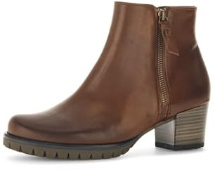 Gabor Damen Ankle Boots, Frauen Stiefeletten,Moderate Mehrweite (G),knöchelhoch,reißverschluss,Stiefel,Sattel/EF(Flausch),40.5 EU / 7 UK