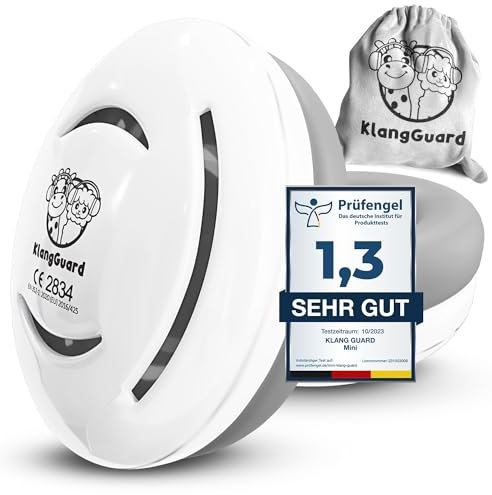 Zuverlässiger Gehörschutz für Fußball und Stadion - Idealer Kinder Gehörschutz und Baby Gehörschutz für aktive Familien unterwegs - Lärmschutz Kopfhörer für Kinder und Babys ab 0 Jahre - Weiss