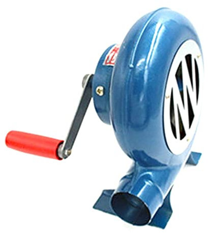 Soplador manual de hierro forjado para barbacoa de hierro forjado para cocinar y actividades al aire libre