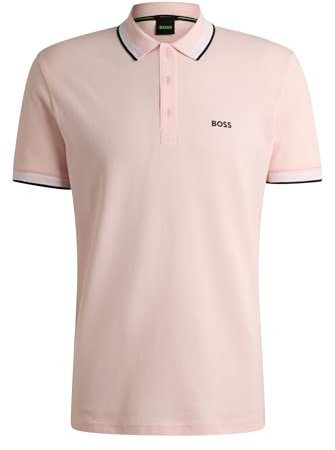 BOSS Mens Polo Shirt Lt Pas Pink 689 XXL