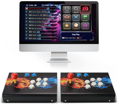 10000 jeux en 1 WlFl Version Pandora Box Saga Retro Game Machine Arcade Game Console Support pour ajouter des jeux (WlFl Version 10000 en 1)