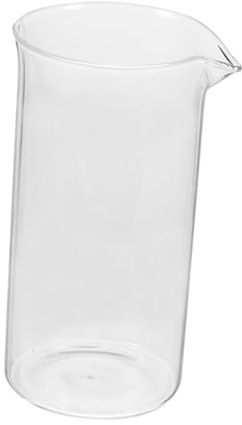 Balacoo Coffee Press Replacement Cup Glass Easy Installation for Cafetiere 6 Cup and Coffee Extraction Compatible with Press-Style