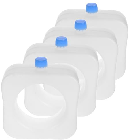 TOYANDONA Lot de 4 Blocs Réfrigérants Réutilisables pour Climatiseur et Ventilateur, Blocs de Glace Blancs, Compatibles Appareils Électroménagers, Pack de Glace Pratique