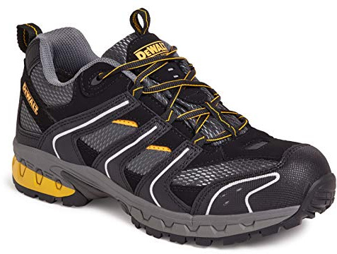 Cutter Sicherheits-Sportschuhe, Schwarz/Grau, Größe 37