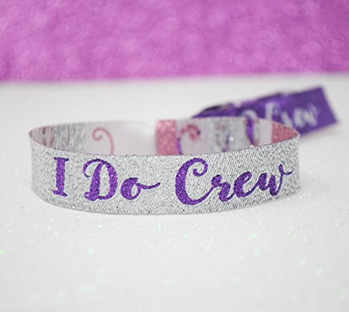 I Do Crew Hen Party JGA Armbänder, Ich Mache Crew Hen Party Armbänder, I Do Crew Wristband - JGA Bracelet