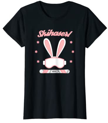 Skihaserl Skihäschen Ski Hase Apres Ski Kostüm Skihaserl T-Shirt