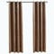 vidaXL 2X Vorhang Verdunkelung mit Ösen Verdunkelungsvorhang Kräuselband Ösen Schlaufe Thermo Gardine Blickdicht Samt Beige 140x225cm