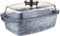 Edenberg EB-8007 Keramik-Granit- Bräter 5,5 l Hitzebeständig aus Aluminium, Antihaftbeschichtung. Ideal für Gas, Elektro, Halogen, Keramik und Induktionsherde