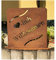 Radami Edelrost Herz - Willkommen - Schild Gartenstecker Metall Gartenfigur, Metall Figur Gartendekoration schwere Ausführung (eckig 30 cm/1280g)