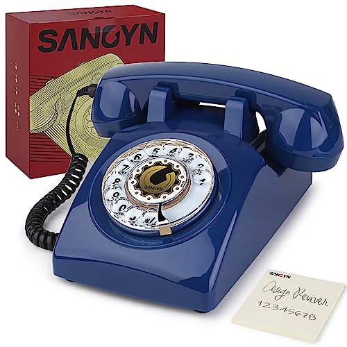 Sangyn Retro Telefon mit Schnur tischtelefon Das Alte Modell Der 61er Jahre Altmodisches Festnetz Diese Klingel