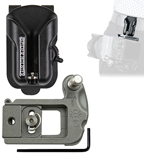 Spider D193591 X Holster Set Leichtes Hüft-Tragesystem für spiegellose Kameras