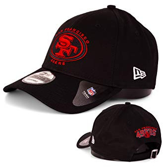 New Era Caps - Baseball Cap Kappe Muetze - Limiterte Designs - MLB NBA NFL - Yankees Lakers Bulls Raiders Chiefs Dodgers Seahawks Sox 49ers (San Francisco 49ers Black V3)