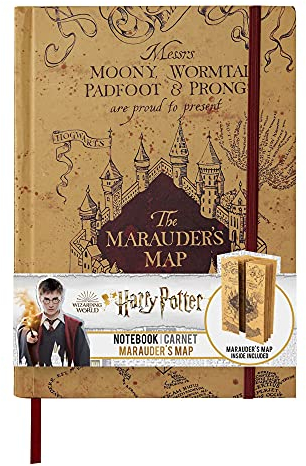 Cinereplicas - Harry Potter - Carnet 120p (Carnet Carte du Marauder)
