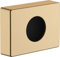 hansgrohe AddStoris - Hygienebeutelspender, Hygienebeutelbox für Wandmontage, verdeckte Befestigung, Badezimmer Zubehör, Brushed Bronze, 41773140