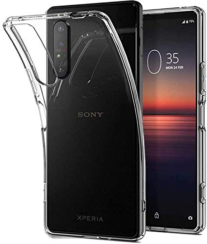 CoolGadget Handyhülle für Sony Xperia 10 II Ultra Dünn Transparent | Slim Case aus flexiblem TPU, federleicht, kaum sichtbar, kratzfest, minimalistisch